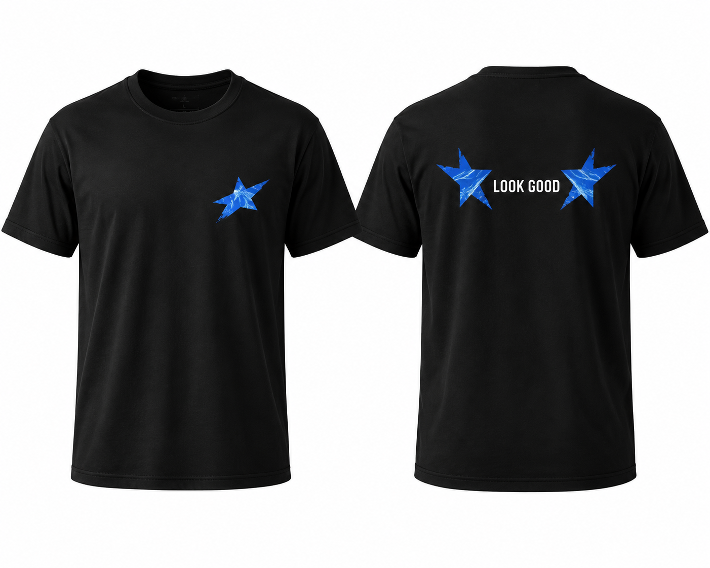 Blue star T-shirt